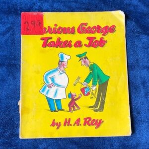 Curious George Takes a Job Book - Classic Yellow Edition